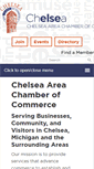 Mobile Screenshot of chelseamichamber.org